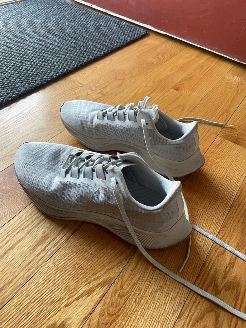 Nike Women’s Light Grey/White Running Sneakers